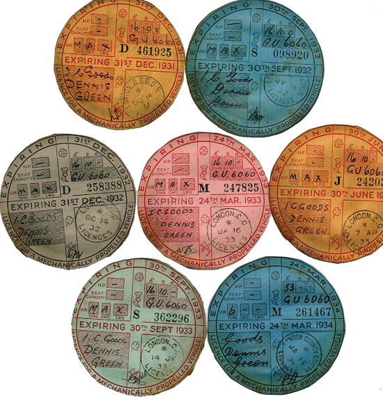 Tax discs