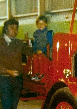 Huey with his daughter