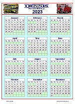 Dennis Society Calendar