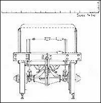 Works Petrol Locomotive - Rear